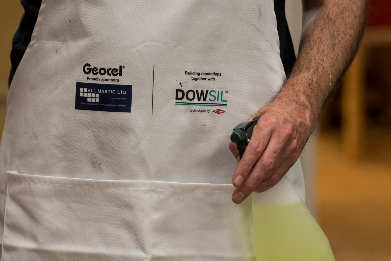 4. Have a spray bottle filled with soapy water to hand