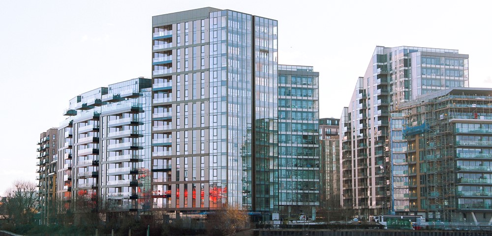 <p>Wandsworth Quarter, London</p>
<p> </p>
<p>DOWSIL™ 993 Structural Glazing Base and Catalyst</p>